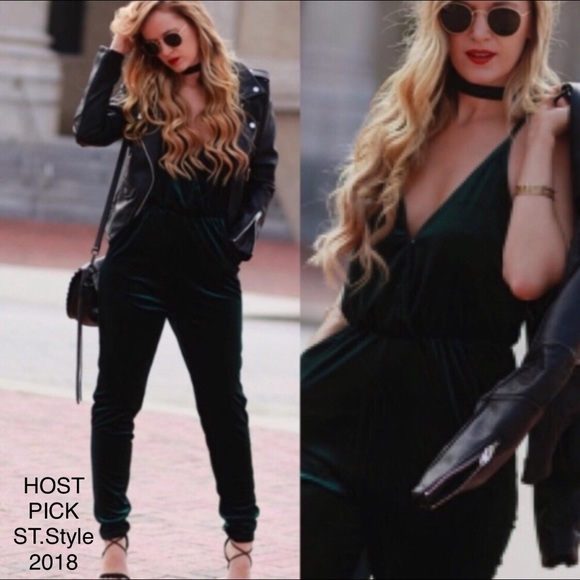 Gianni Bini Pants - Gianni Bini velvet jumpsuit